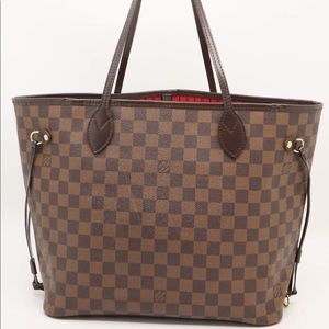 Authentic Louis Vuitton Ebene Damier Neverfull             Iconic Tote MM